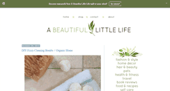 Desktop Screenshot of abeautifullittlelife.com